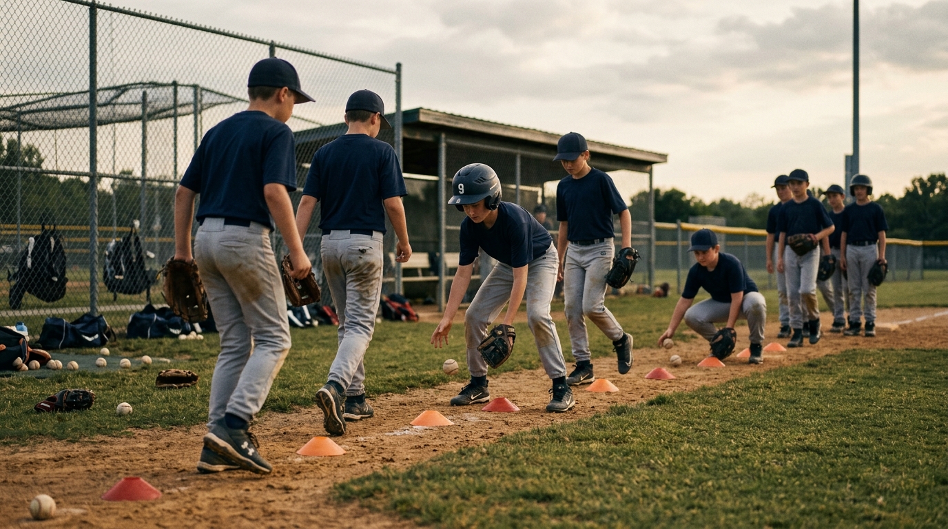 Build a Two-Ball Warm-Up Line Before Grounders Go Sideways